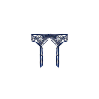 ALBA | SUSPENDER BELT | Dark Blue