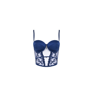 MALIZIA | Padded Bustier | Deep Blue