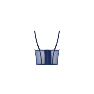 MALIZIA | Padded Bustier | Deep Blue
